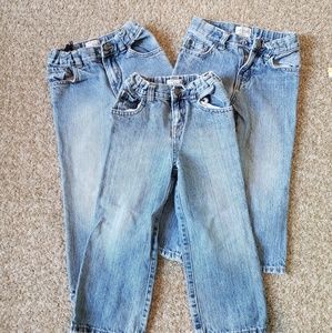 BUNDLE of 3- 3T children's place jeans